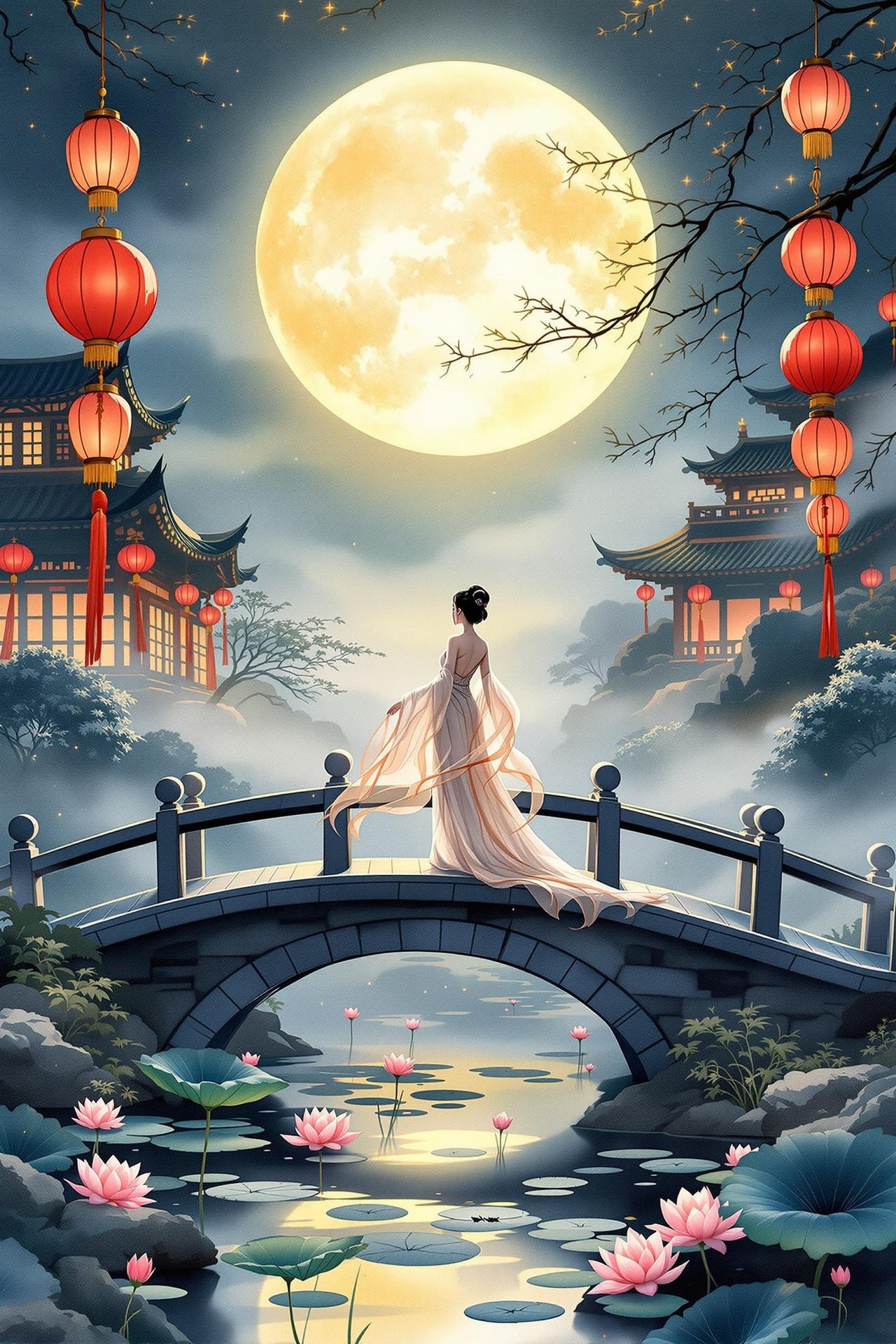 手机影视月榜第4名：《长安三万里》电影海报
